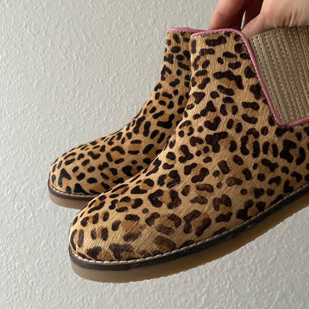 Mini Boden | NWOT Genuine Leather Leopard Boots